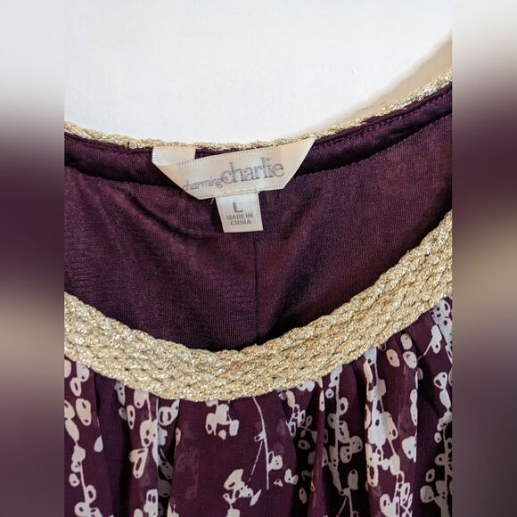 Charming Charlie flowy dress Large - Picture 5 of 8
